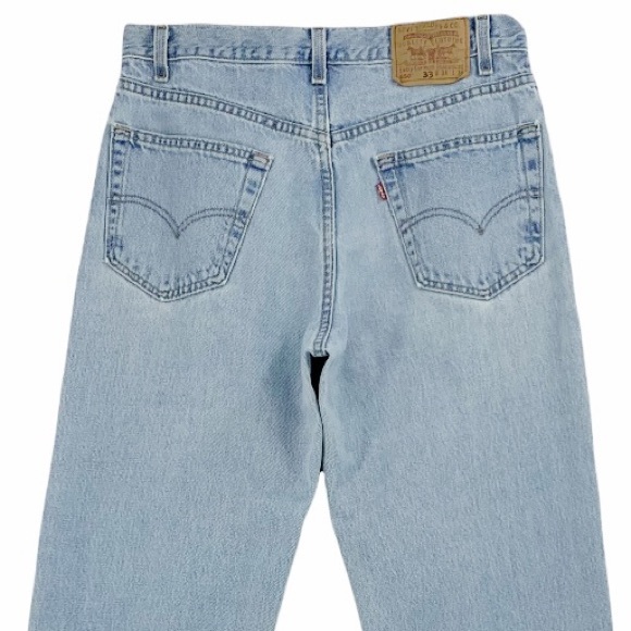 Vintage Levi’s 550 Made in the USA Relaxed Fit Light Wash W33 L35.5 - Picture 8 of 16